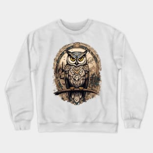 impressive owl Crewneck Sweatshirt